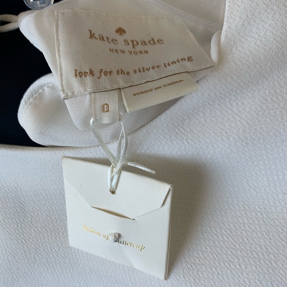 NEW Kate Spade Delray B&W Dress 0 - Picture 8 of 8